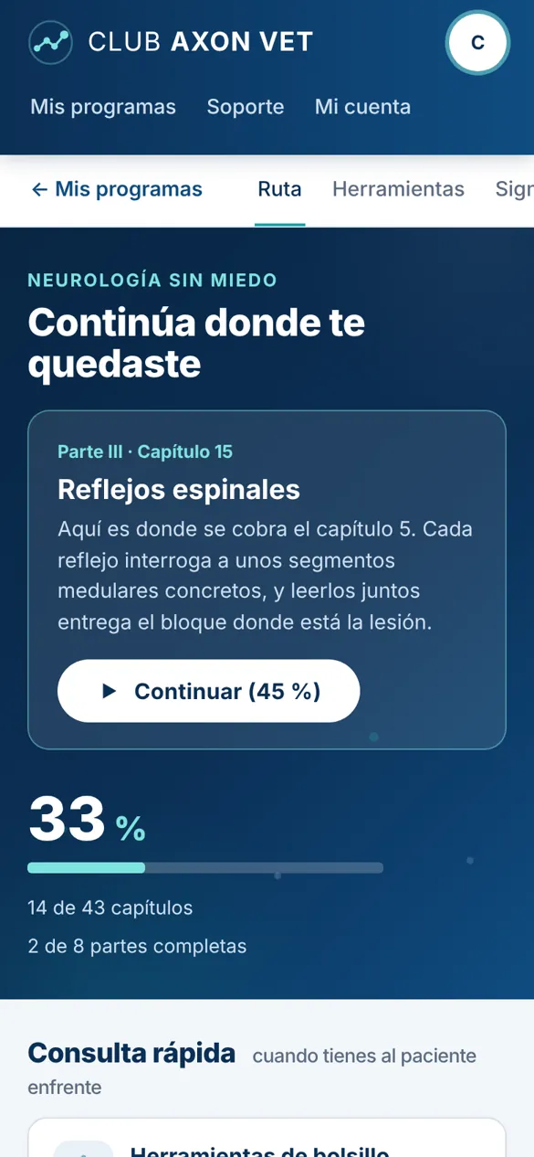 La ruta de aprendizaje en el celular, con tu avance